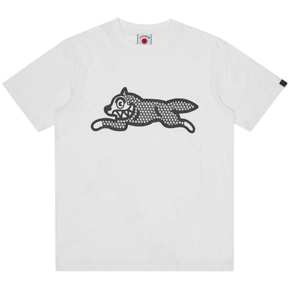 White - Front - ICECREAM Mens Glitter Cotton T-Shirt