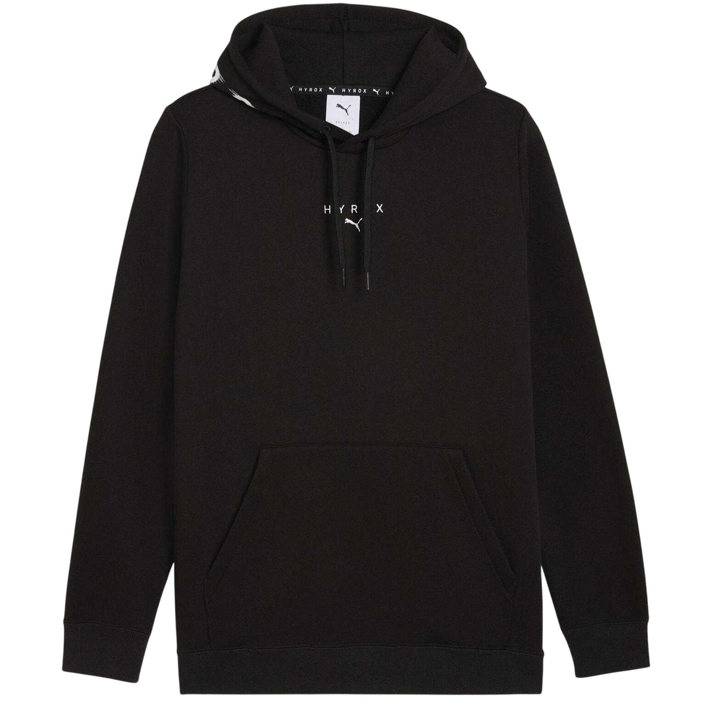 Black - Front - Puma Mens X Hyrox Heavyweight Hoodie