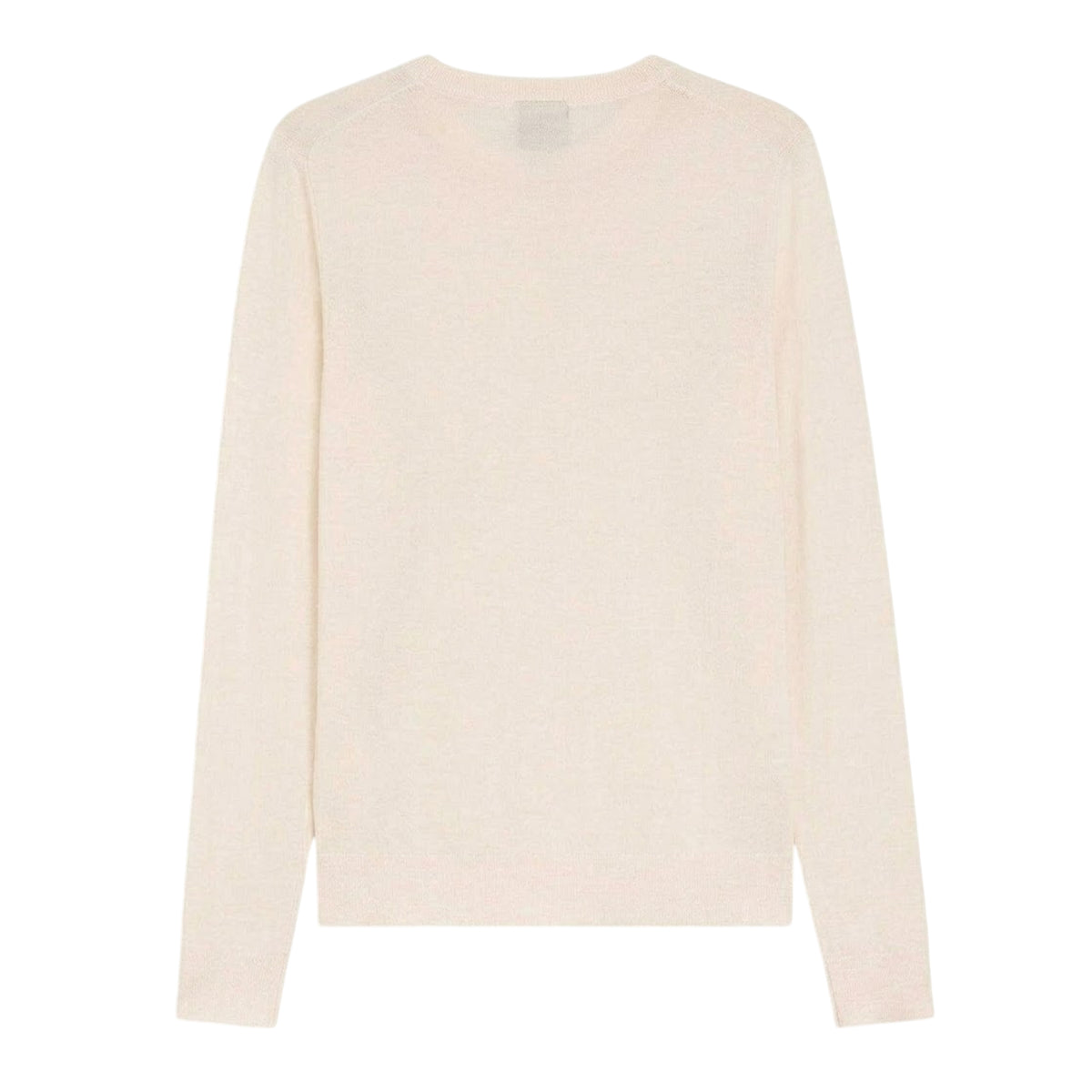 Natural - Back - Boss Womens-Ladies Ferpina Plain Knitted Jumper