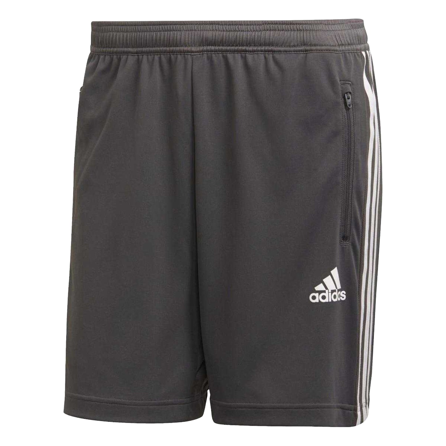 Grey - Front - Adidas Mens Designed To Move PrimeBlue Shorts