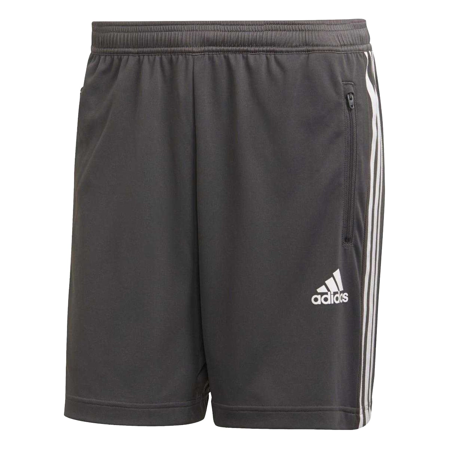 Grey - Front - Adidas Mens Designed To Move PrimeBlue Shorts