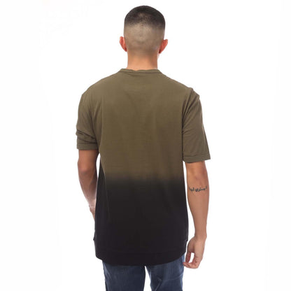 Green - Back - Fred Perry Mens Ombre T-Shirt