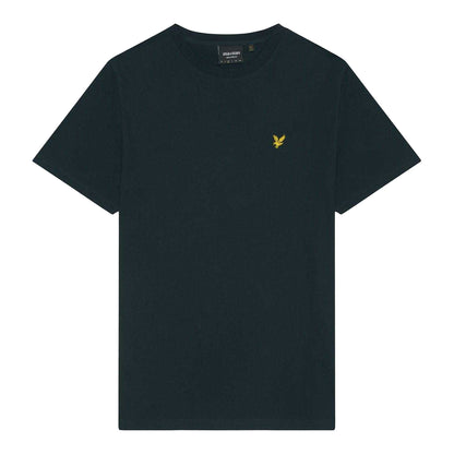 Navy - Front - Lyle & Scott Mens Tartan Heritage Graphic T-Shirt