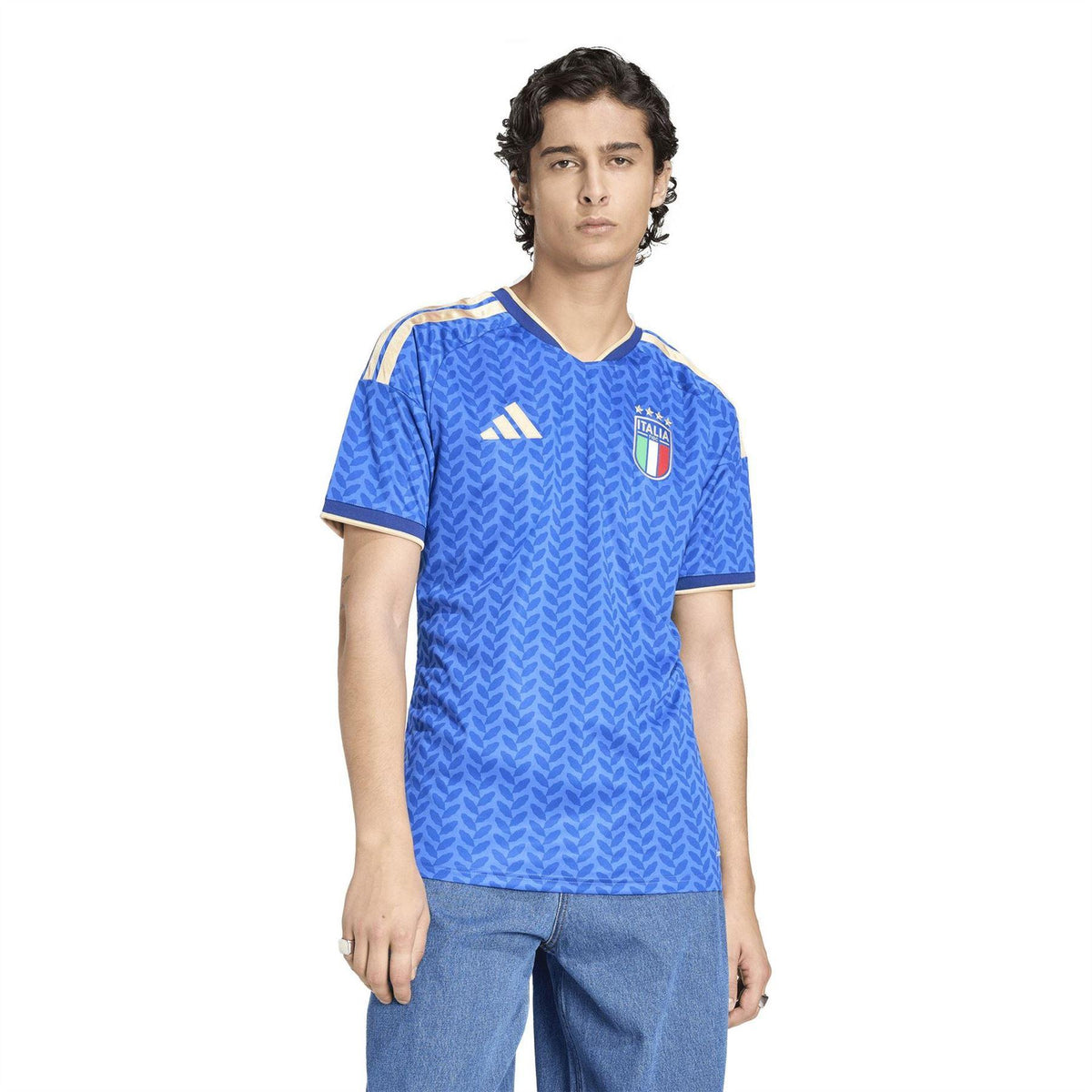 Blue-White - Lifestyle - Adidas Mens World Cup 2026 Italy Home Shirt