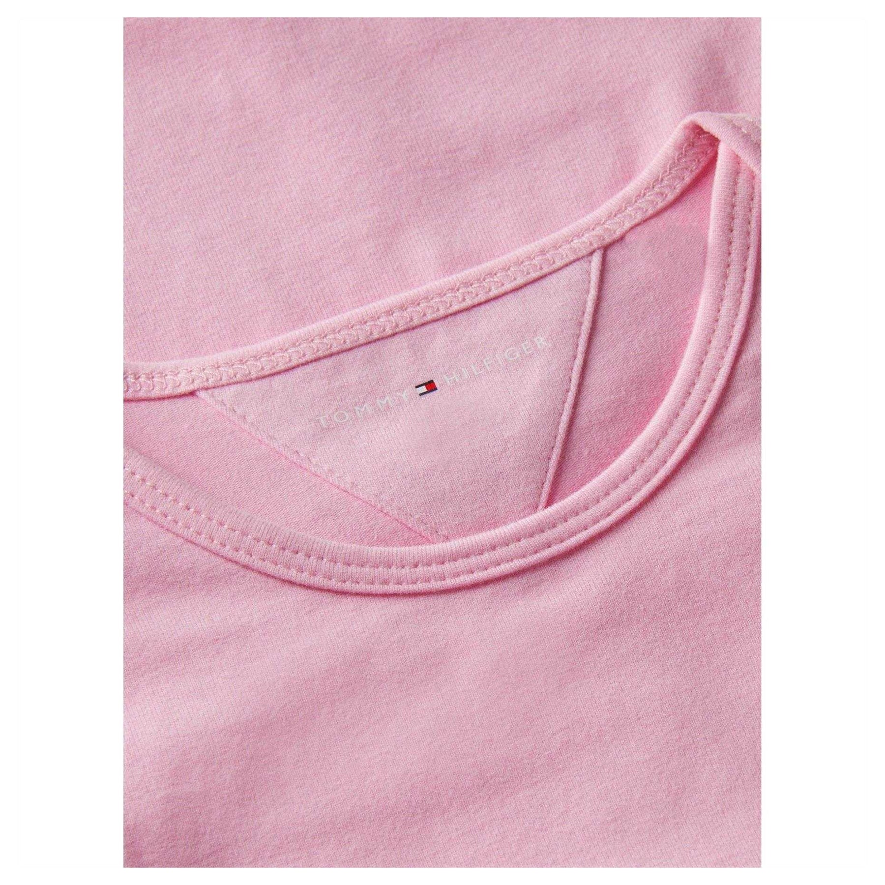 Pink-White - Back - Tommy Hilfiger Baby Girls Bodysuit (Pack of 3)