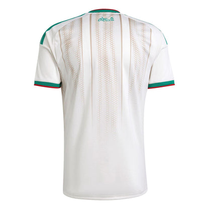 White-Green - Back - Adidas Mens World Cup 2026 Algeria Home Shirt