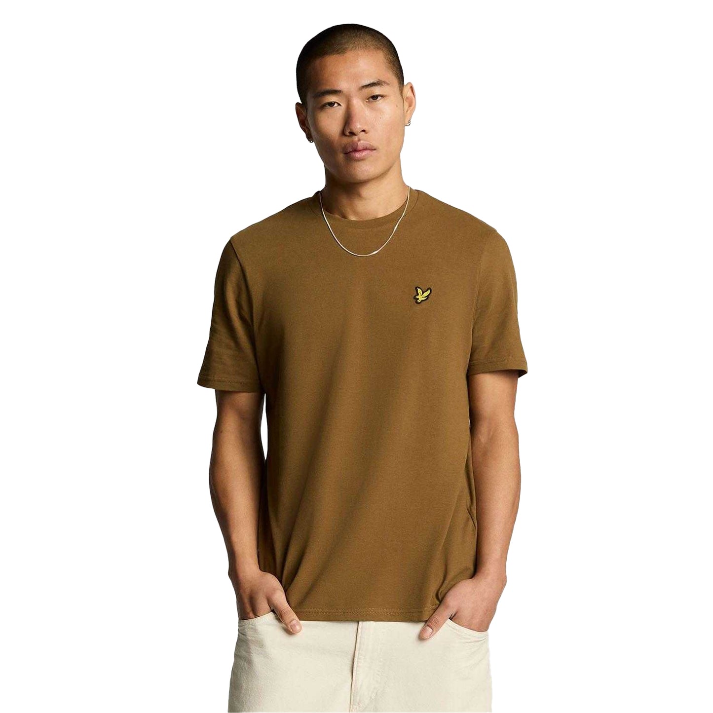 Brown - Lifestyle - Lyle & Scott Mens Pique T-Shirt