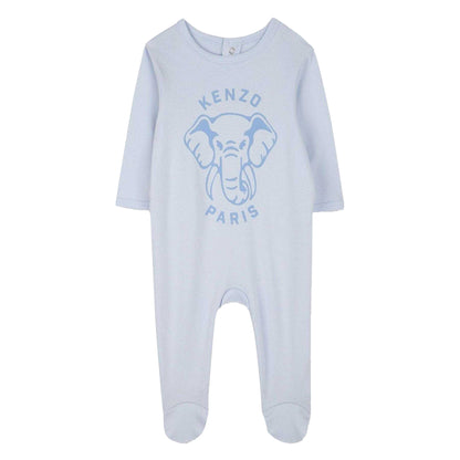 Blue - Side - Kenzo Baby Top & Bottom Set