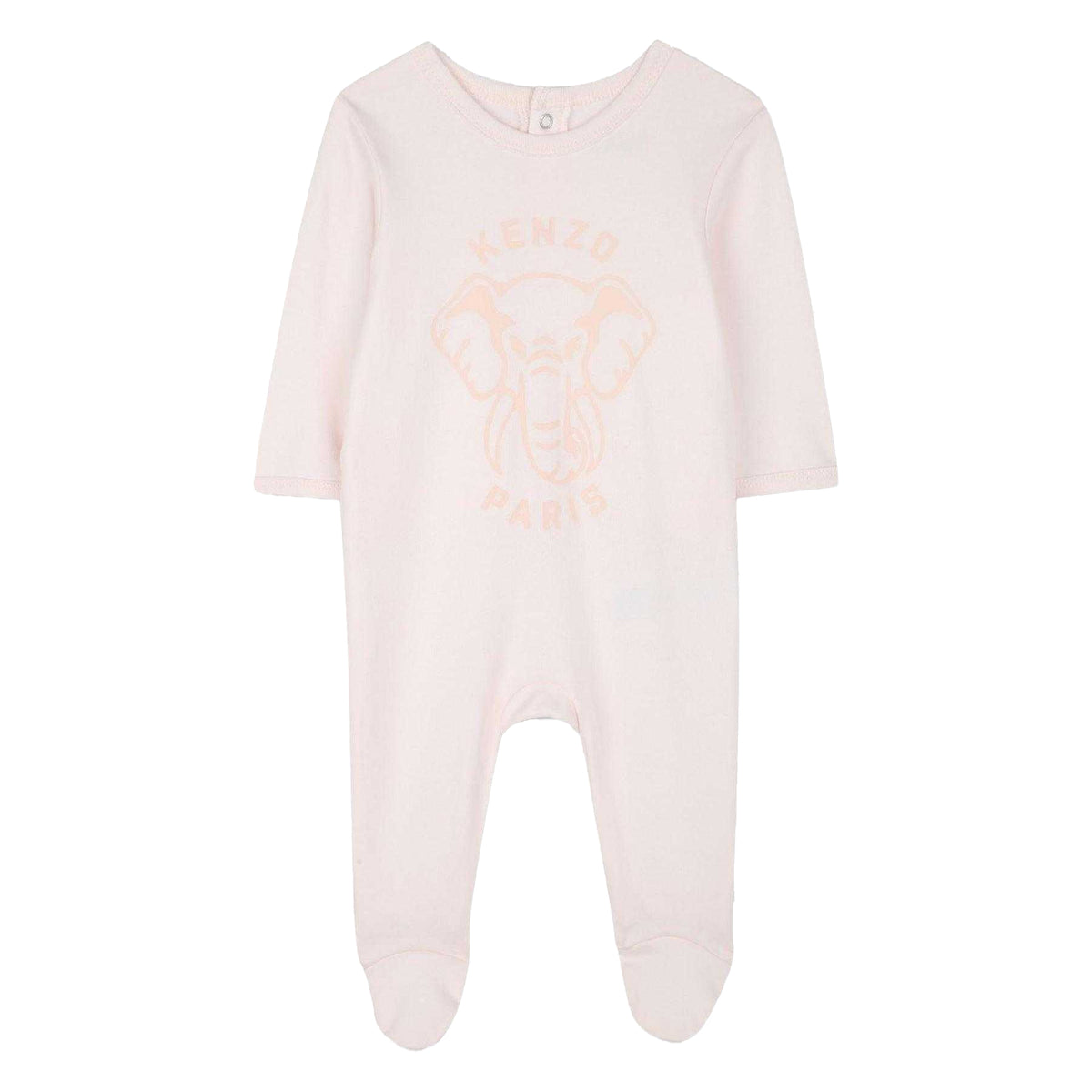 Pink - Side - Kenzo Baby Top & Bottom Set