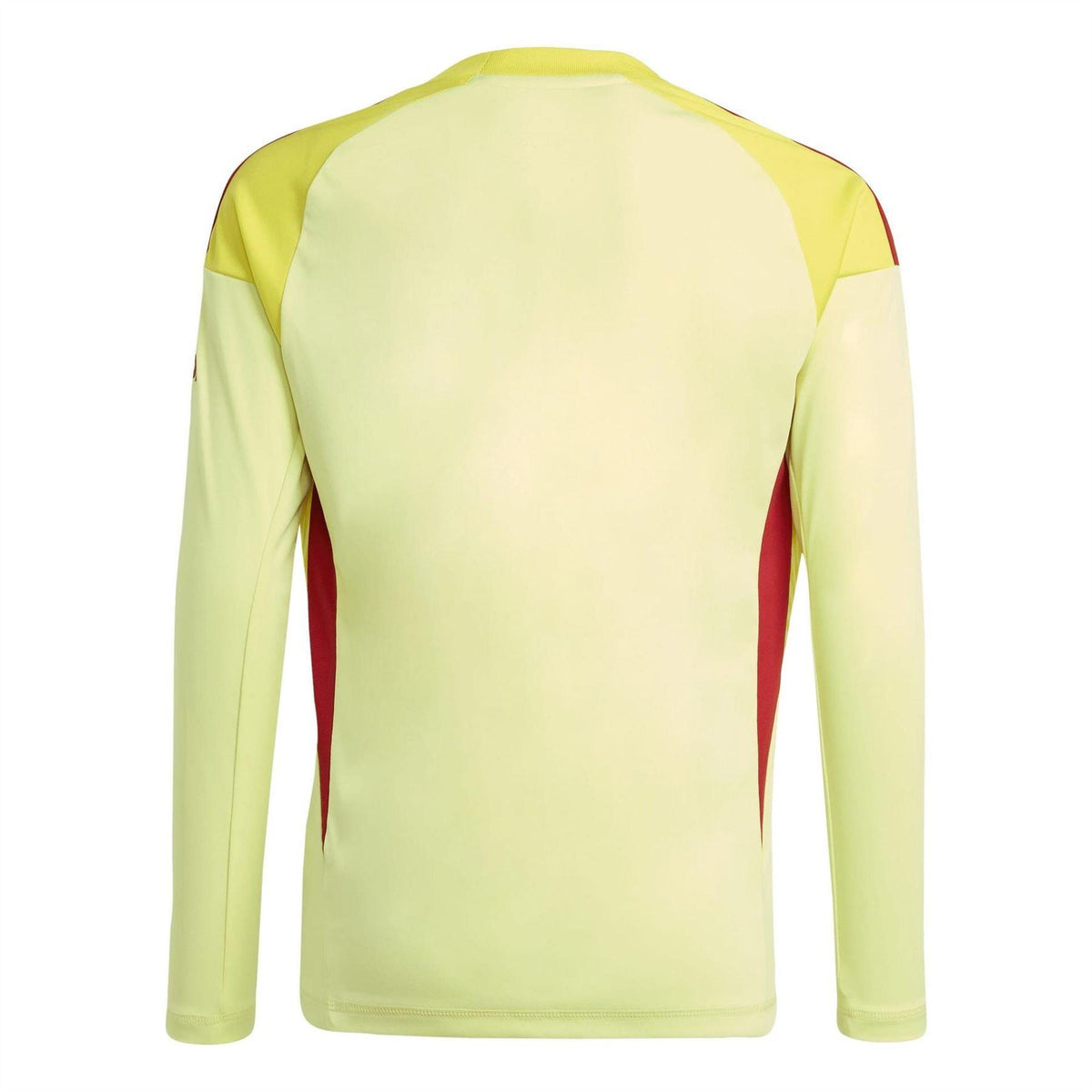 Yellow-Red - Back - Adidas Childrens-Kids 2025-2026 Arsenal FC Replica Goalkeeper Jersey