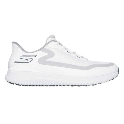 White-Grey - Front - Skechers Mens Go Golf Flight Spikeless Golf Shoes