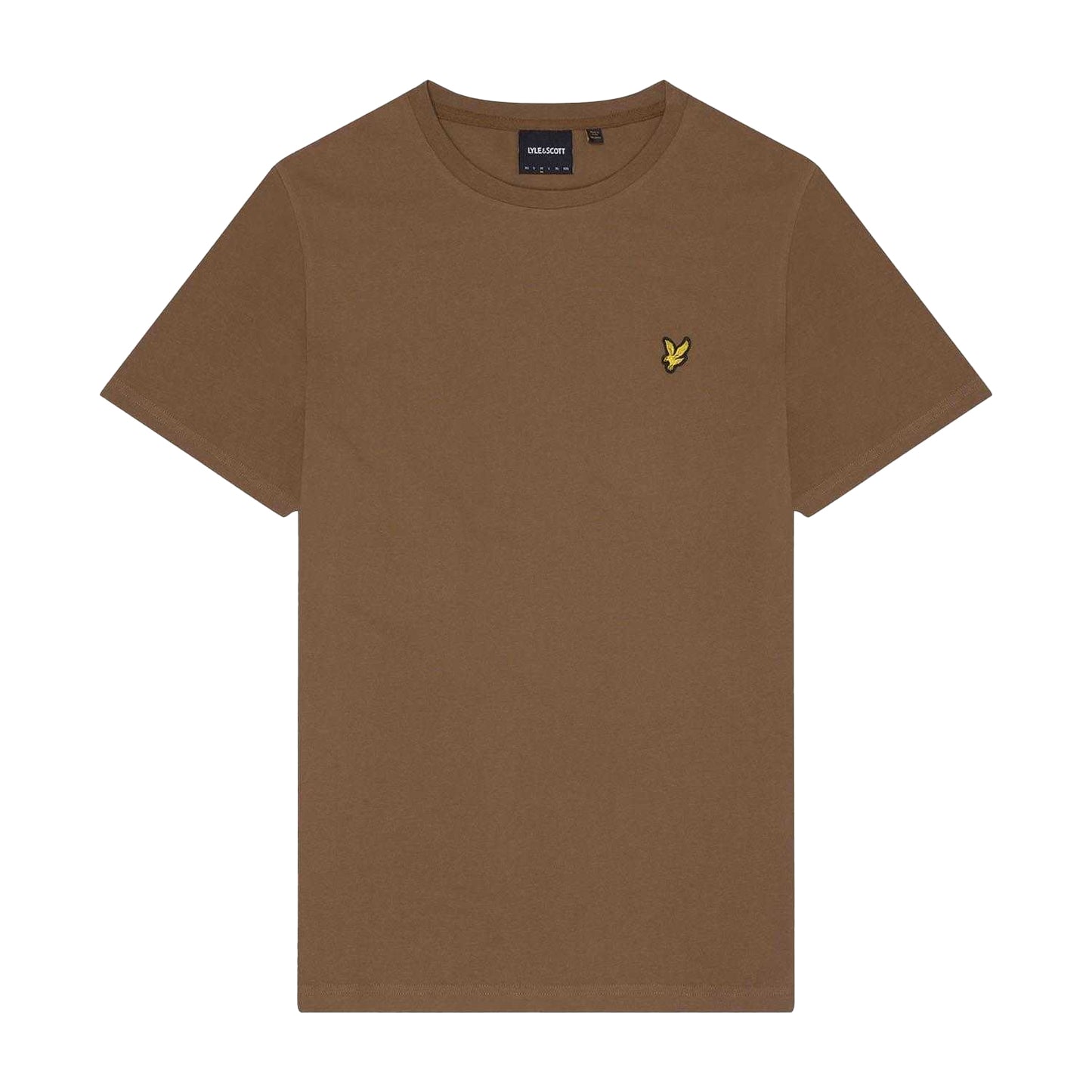 Brown - Front - Lyle & Scott Mens Pique T-Shirt