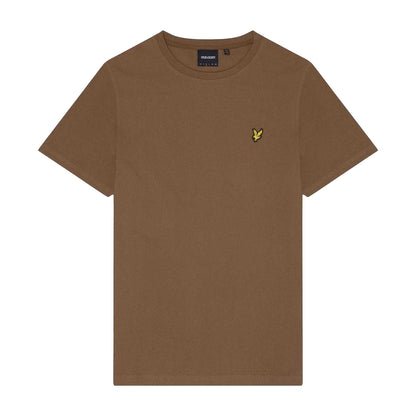 Brown - Front - Lyle & Scott Mens Pique T-Shirt