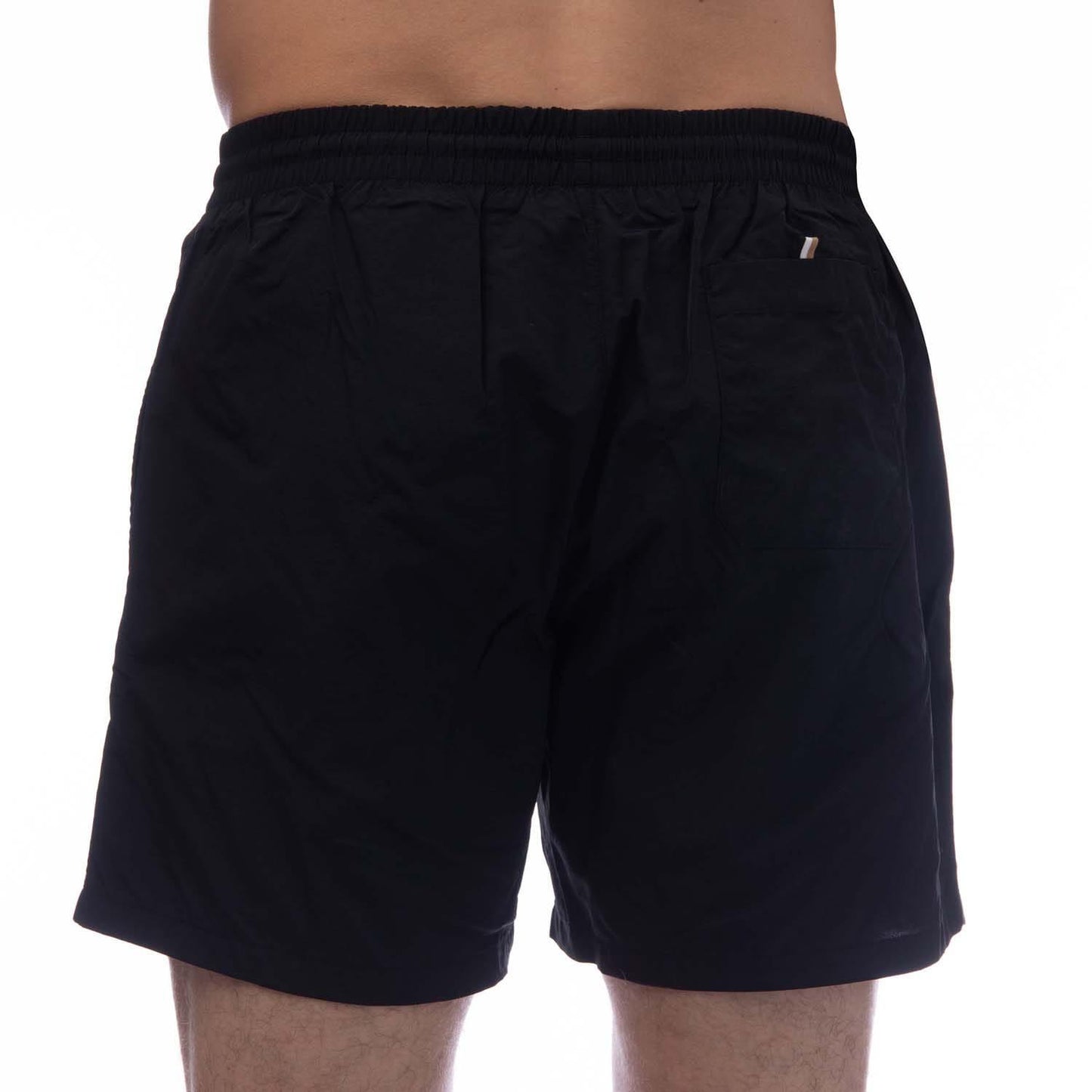 Black - Back - Hugo Boss Mens Bold Swim Shorts