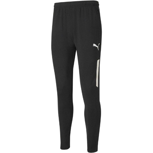 Black-White - Front - Puma Mens Team Liga Tracksuit Bottoms