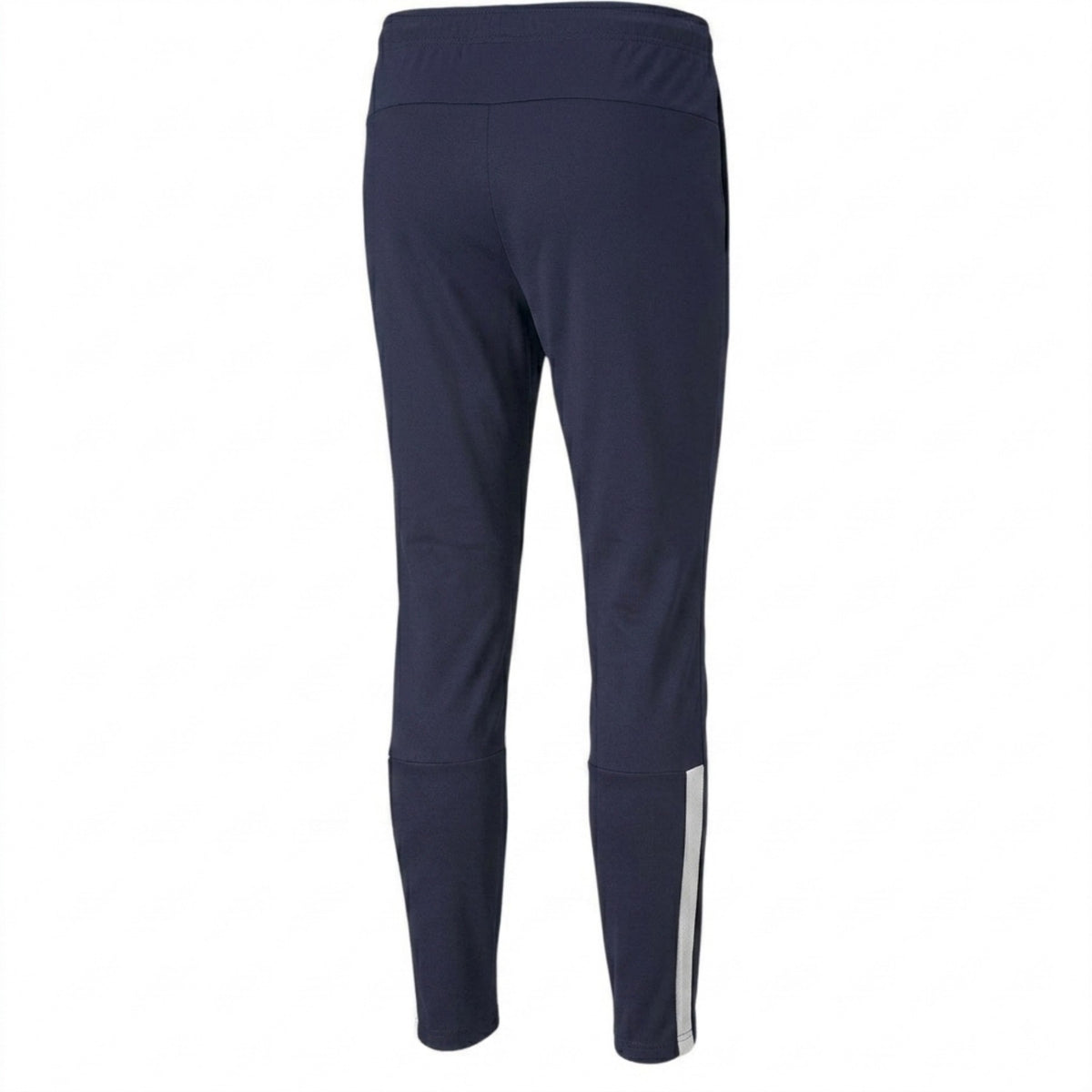 Peacoat-White - Back - Puma Womens-Ladies Team Liga Performance Tracksuit Bottoms