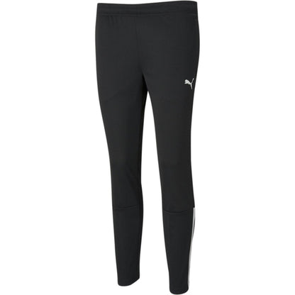Black - Front - Puma Womens-Ladies Team Liga Performance Tracksuit Bottoms