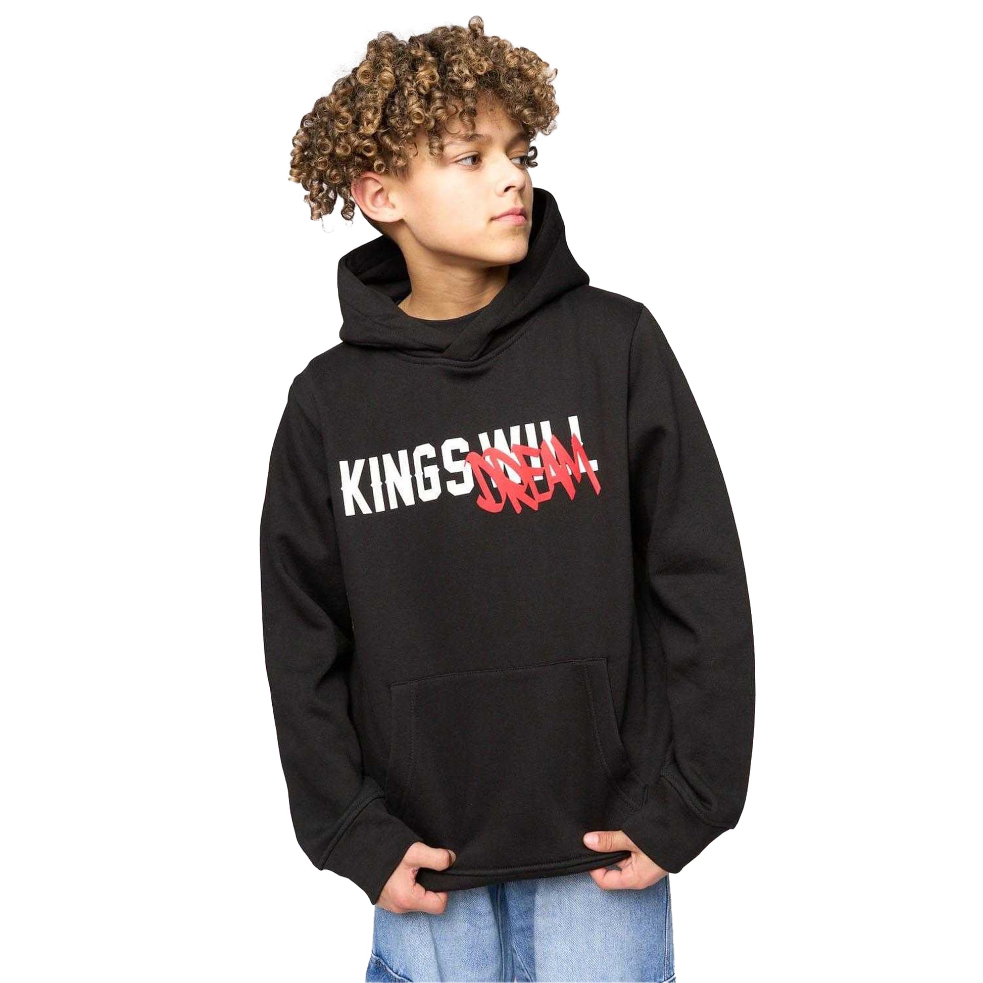 Black - Lifestyle - Kings Will Dream Childrens-Kids Tagged Hoodie