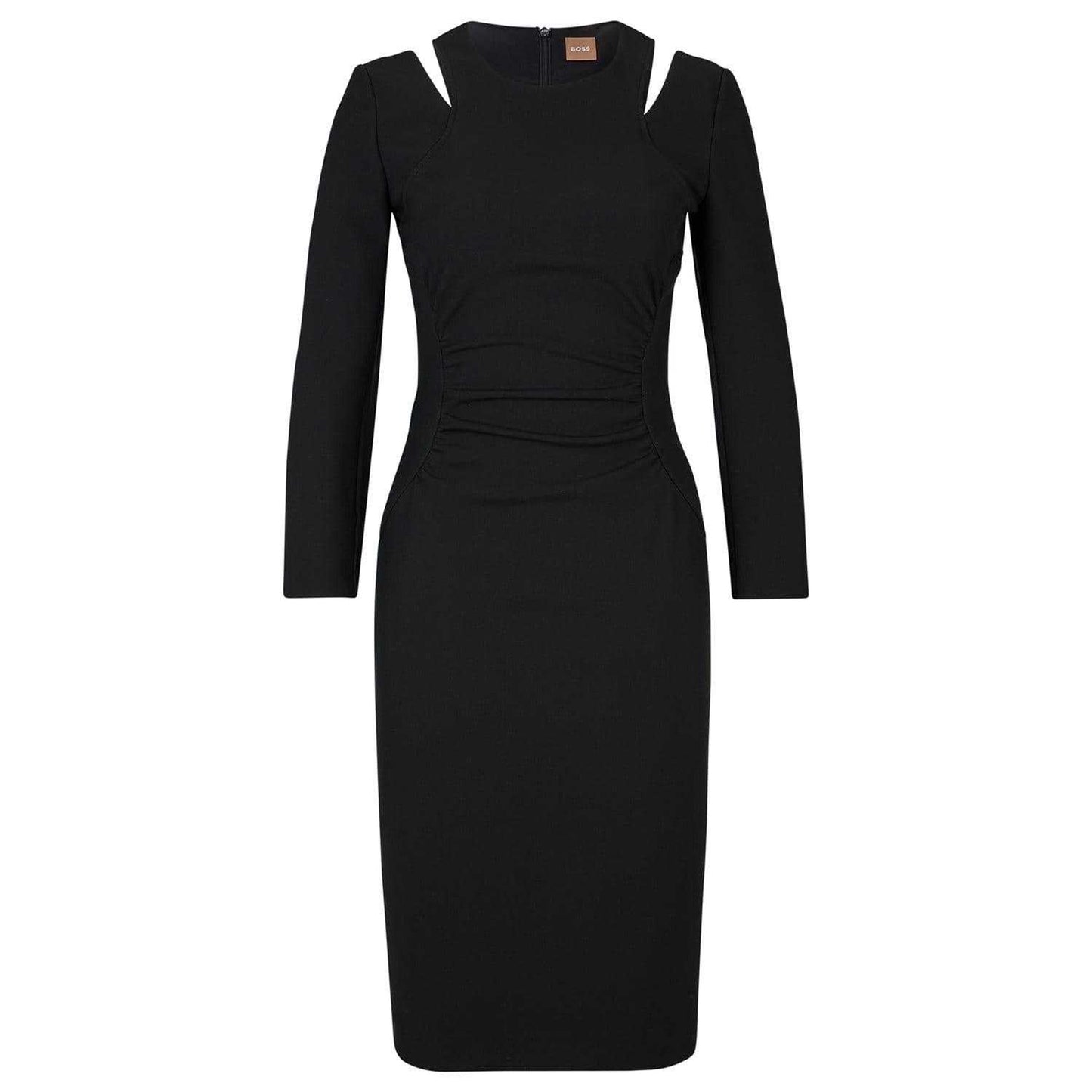 Black - Front - Boss Womens-Ladies Dadeka Casual Dress