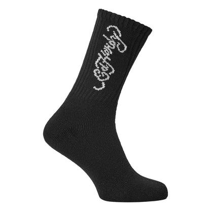 Black - Front - Ed Hardy Mens Crew Socks (Pack of 10)