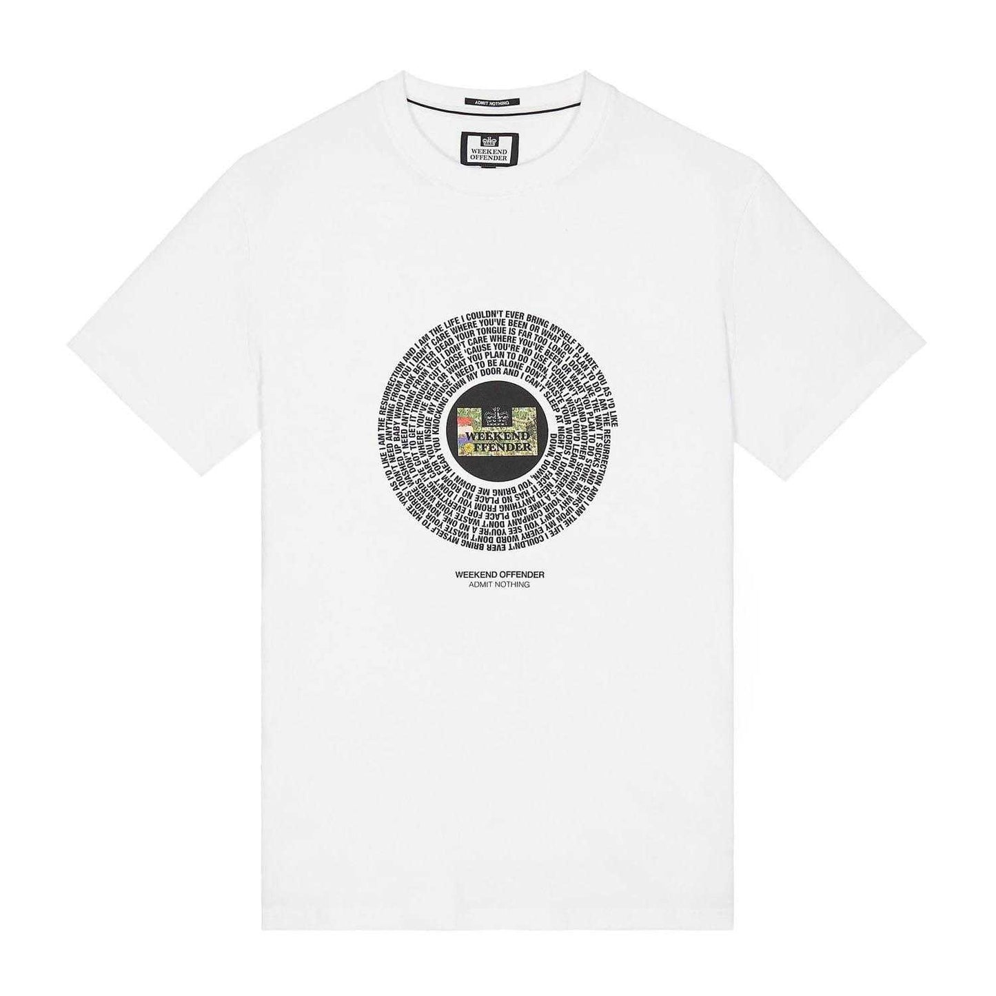 White - Back - Weekend Offender Mens Resurrection T-Shirt
