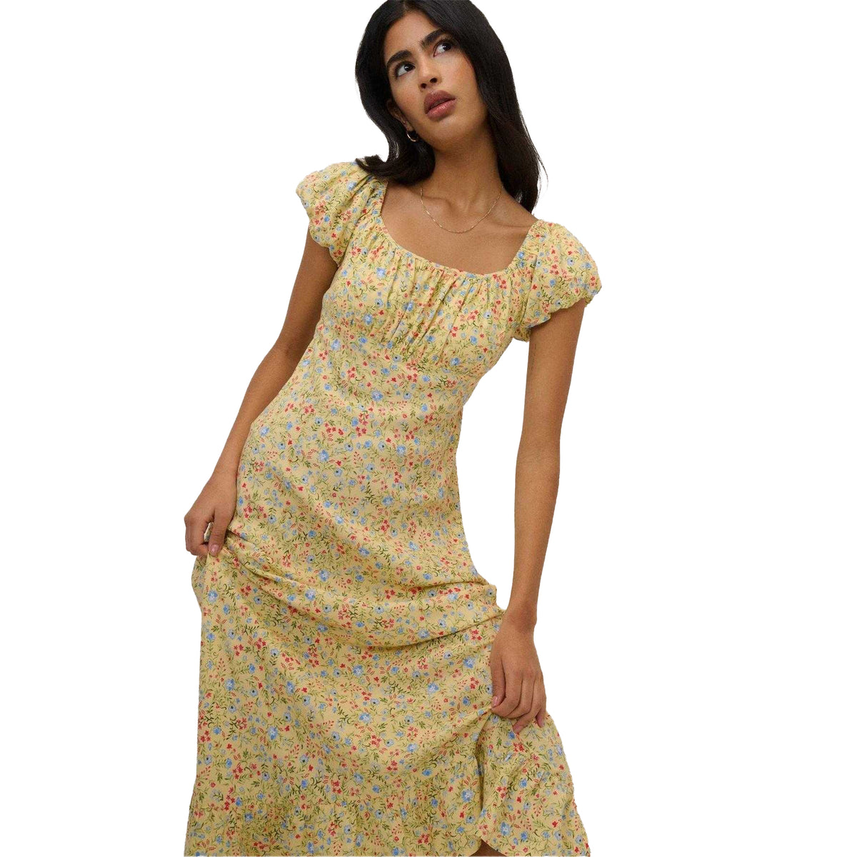 Yellow - Lifestyle - Nobody´s Child Womens-Ladies Jemima Midi Dress