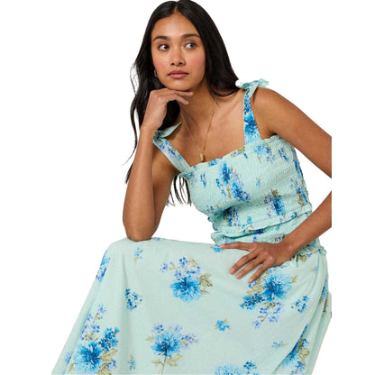 Blue - Lifestyle - Nobody´s Child Womens-Ladies Andrea Floral Midi Dress