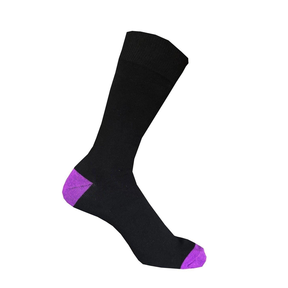 Classic Black - Back - Firetrap Mens Contrast Socks (Pack of 7)