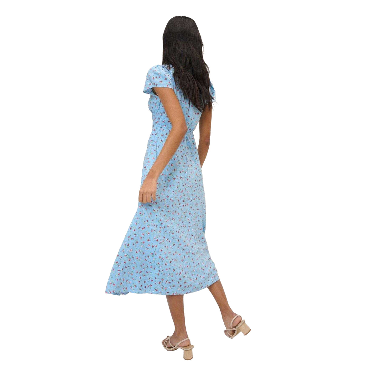 Blue - Back - Nobody´s Child Womens-Ladies Kacey Midi Dress