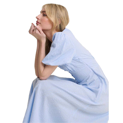 Blue - Lifestyle - Nobody´s Child Womens-Ladies Melody Puff Sleeve Midi Dress
