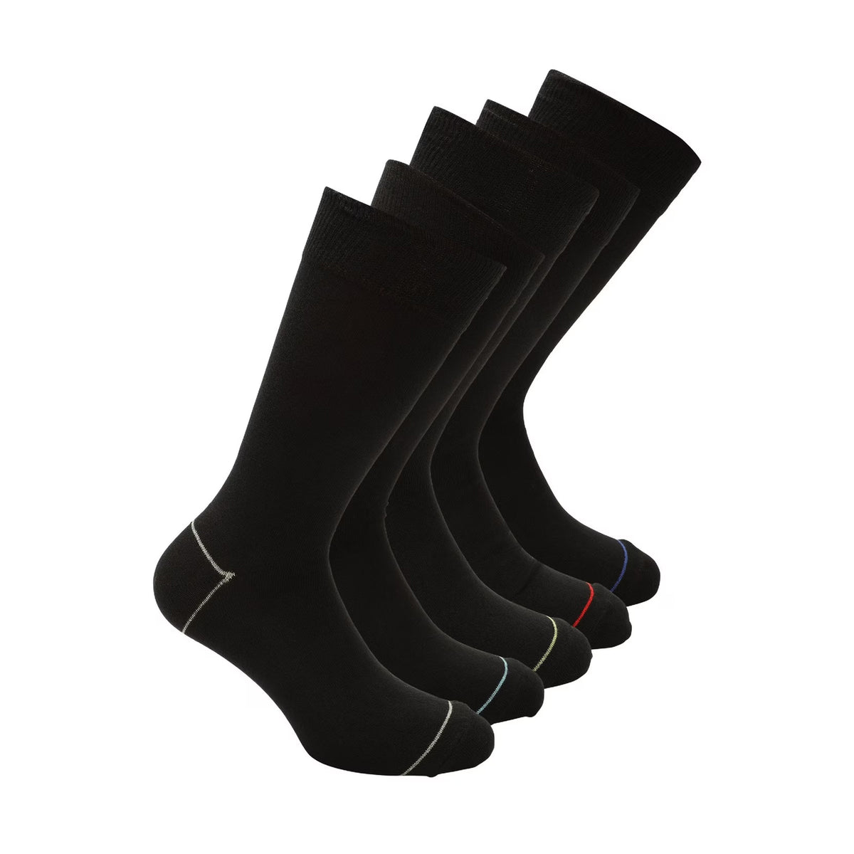 Black - Back - Bench Mens Prax Sports Socks (Pack of 5)