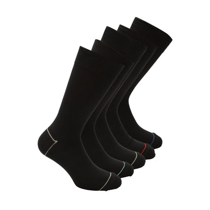 Black - Back - Bench Mens Prax Sports Socks (Pack of 5)