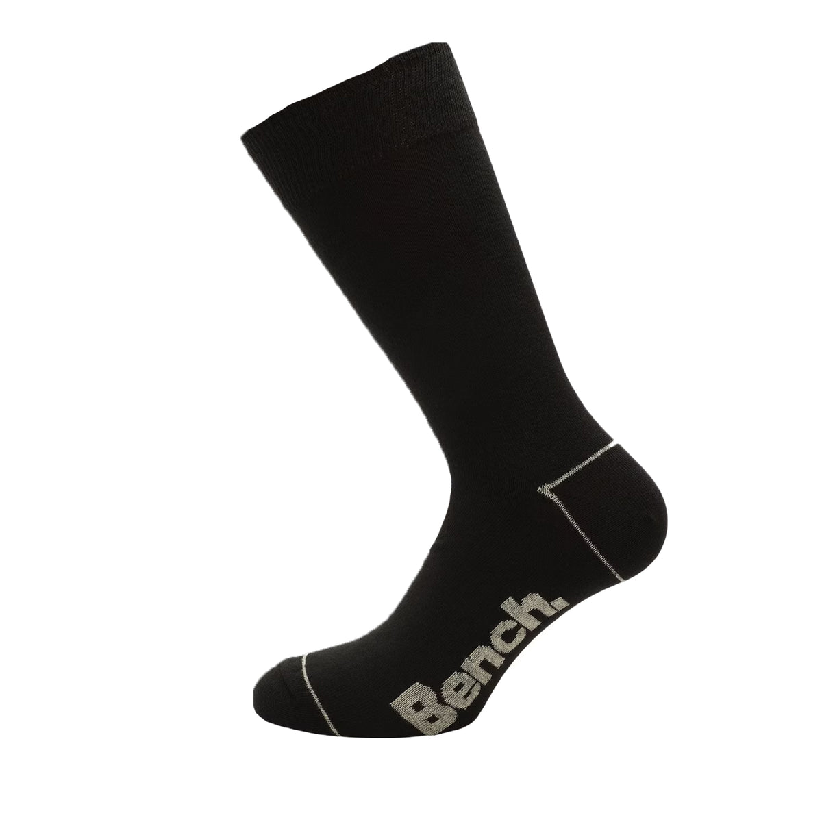 Black - Side - Bench Mens Prax Sports Socks (Pack of 5)