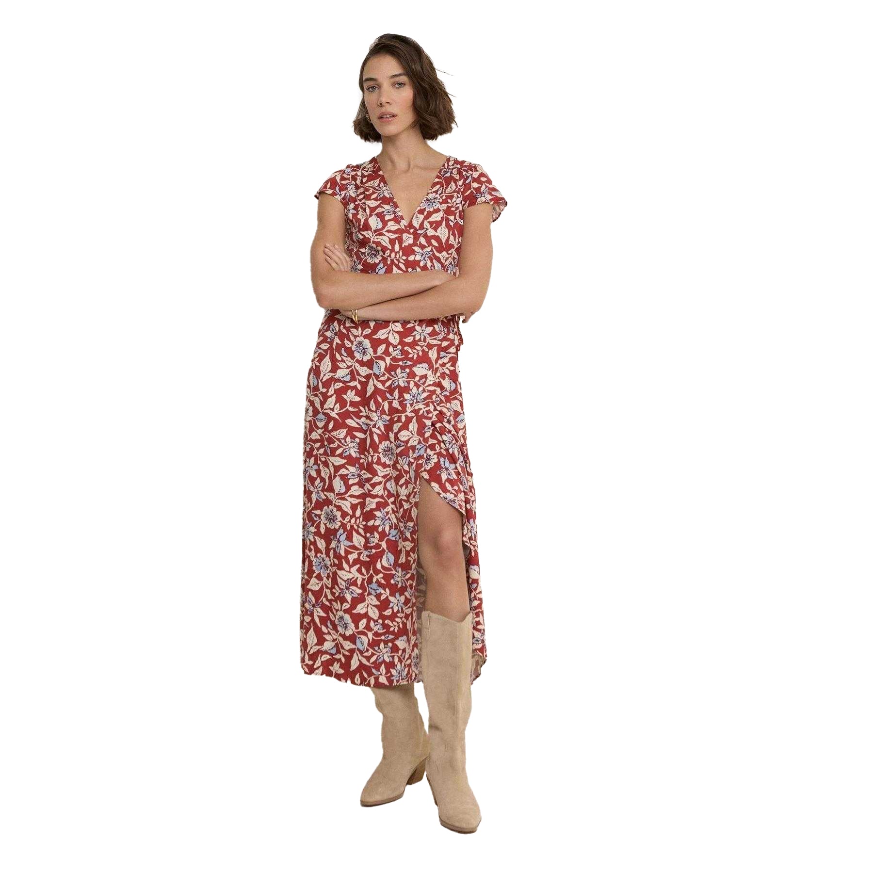 Red - Pack Shot - Nobody´s Child Womens-Ladies Bree Midi Dress