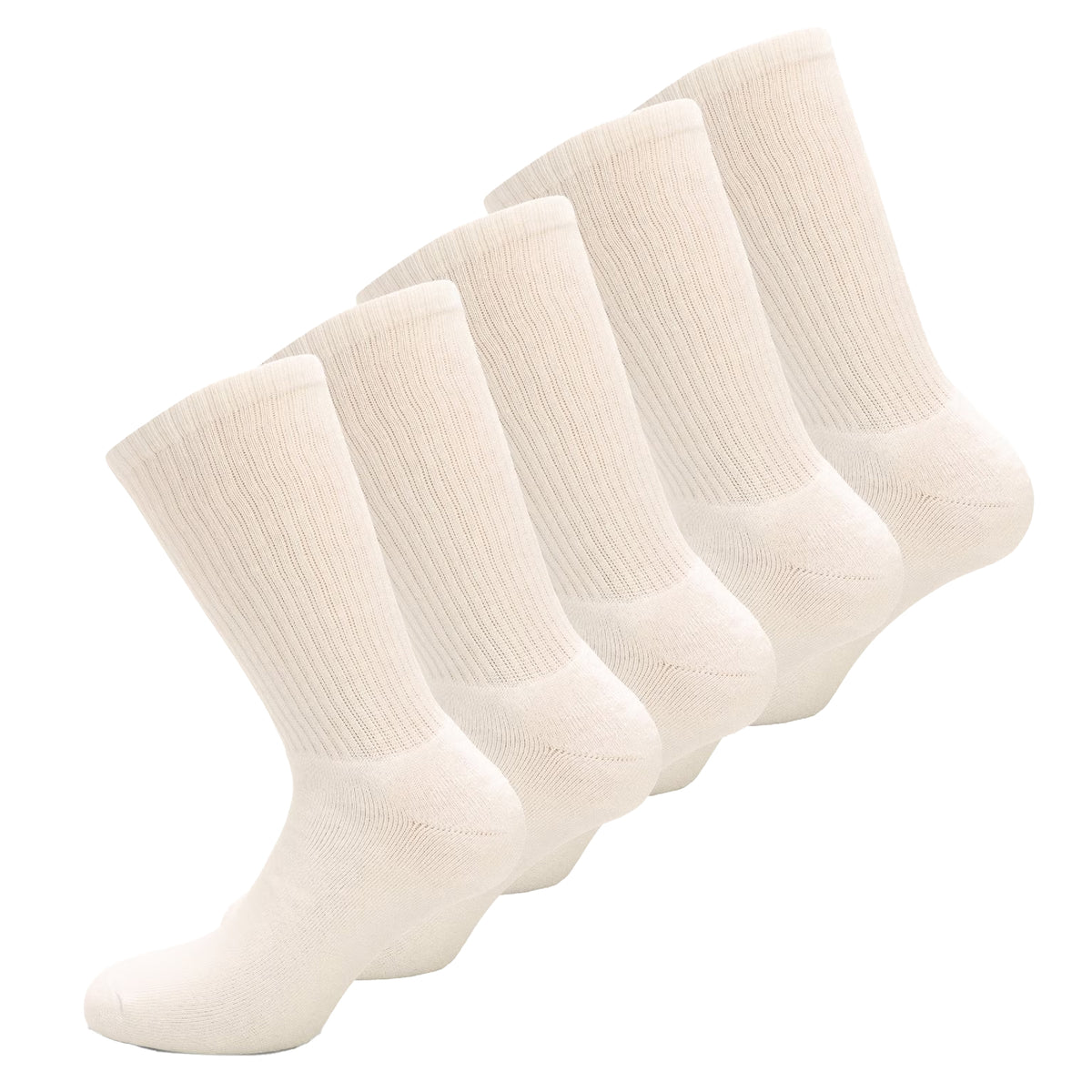 White - Back - Farah Mens Ayres Sports Socks (Pack of 5)