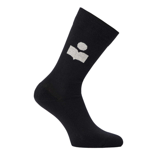 Black - Front - Isabel Marant Womens-Ladies Siloki Trainer Socks