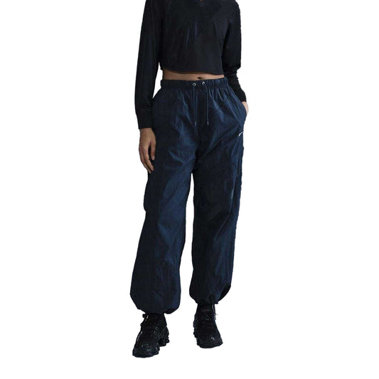 Navy Blue - Front - Nike Womens-Ladies Street Relaxed Fit Tracksuit Bottoms