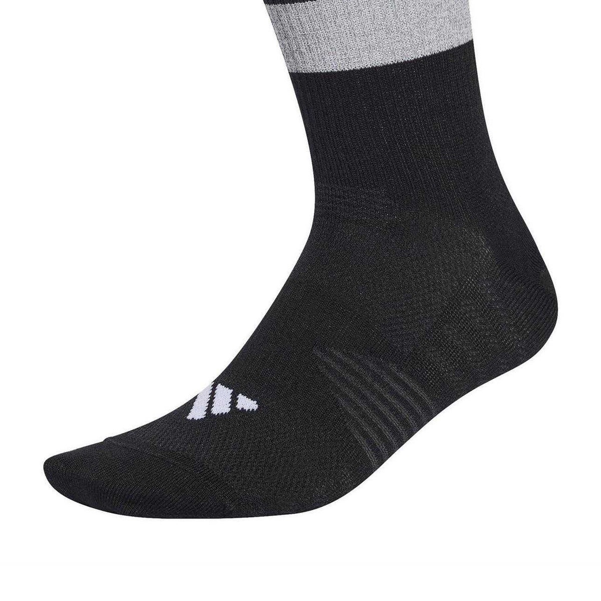 Black - Side - Adidas Childrens-Kids Reflective Crew Socks
