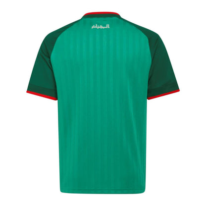 Green-White - Back - Adidas Childrens-Kids World Cup 2026 Algeria Away Shirt
