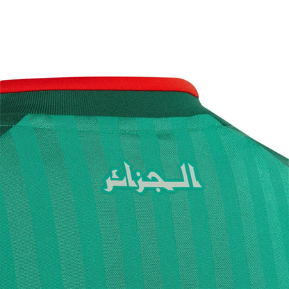 Green-White - Lifestyle - Adidas Childrens-Kids World Cup 2026 Algeria Away Shirt