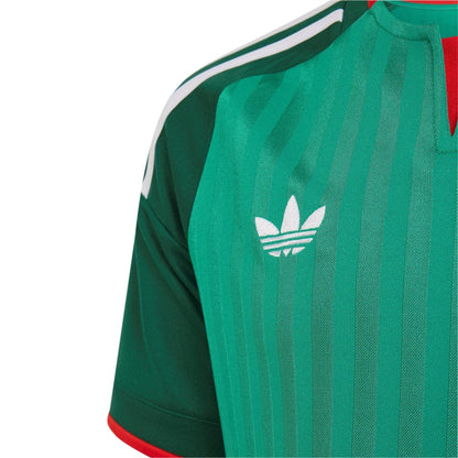 Green-White - Pack Shot - Adidas Childrens-Kids World Cup 2026 Algeria Away Shirt
