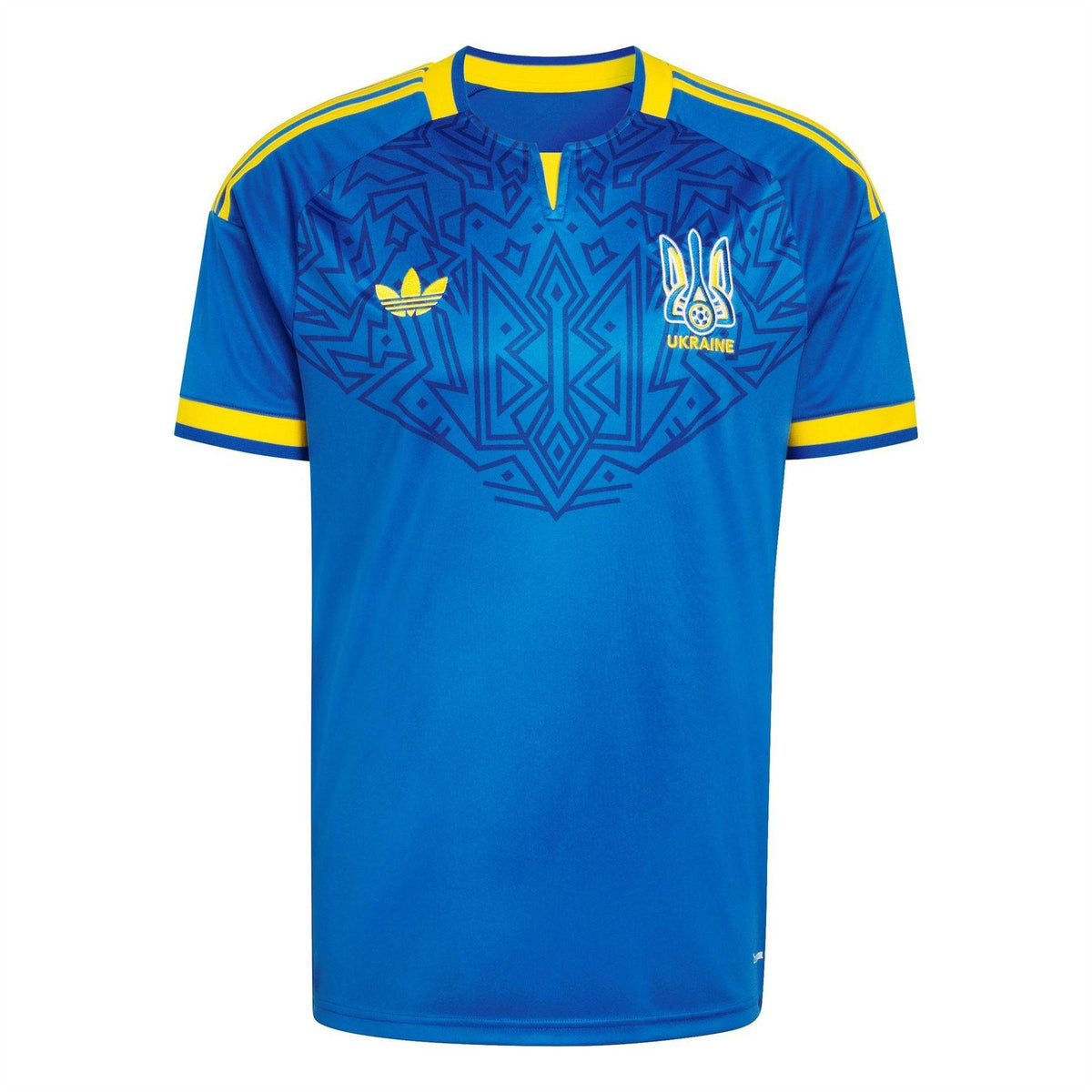 Blue-Yellow - Front - Adidas Mens World Cup 2026 Ukrainian Football Federation Away Shirt