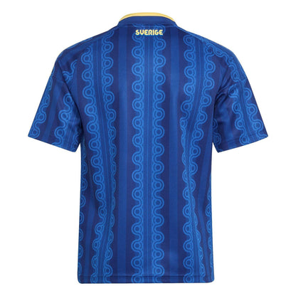 Blue-Yellow - Back - Adidas Childrens-Kids World Cup 2026 Sweden Away Shirt