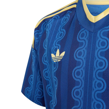 Blue-Yellow - Lifestyle - Adidas Childrens-Kids World Cup 2026 Sweden Away Shirt