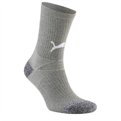 Gray Dawn-White - Side - Puma Mens TeamLIGA Trainer Socks