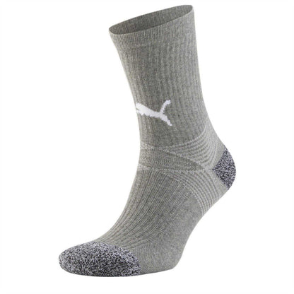 Gray Dawn-White - Front - Puma Mens TeamLIGA Trainer Socks