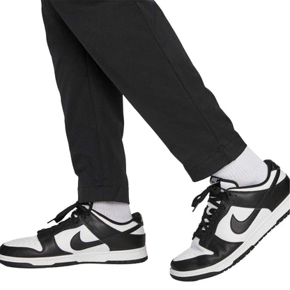 Black-White - Lifestyle - Nike Mens Club Tapered Leg Tracksuit Bottoms