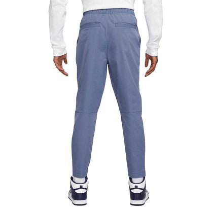 Diffused Blue-White - Back - Nike Mens Club Tapered Leg Tracksuit Bottoms
