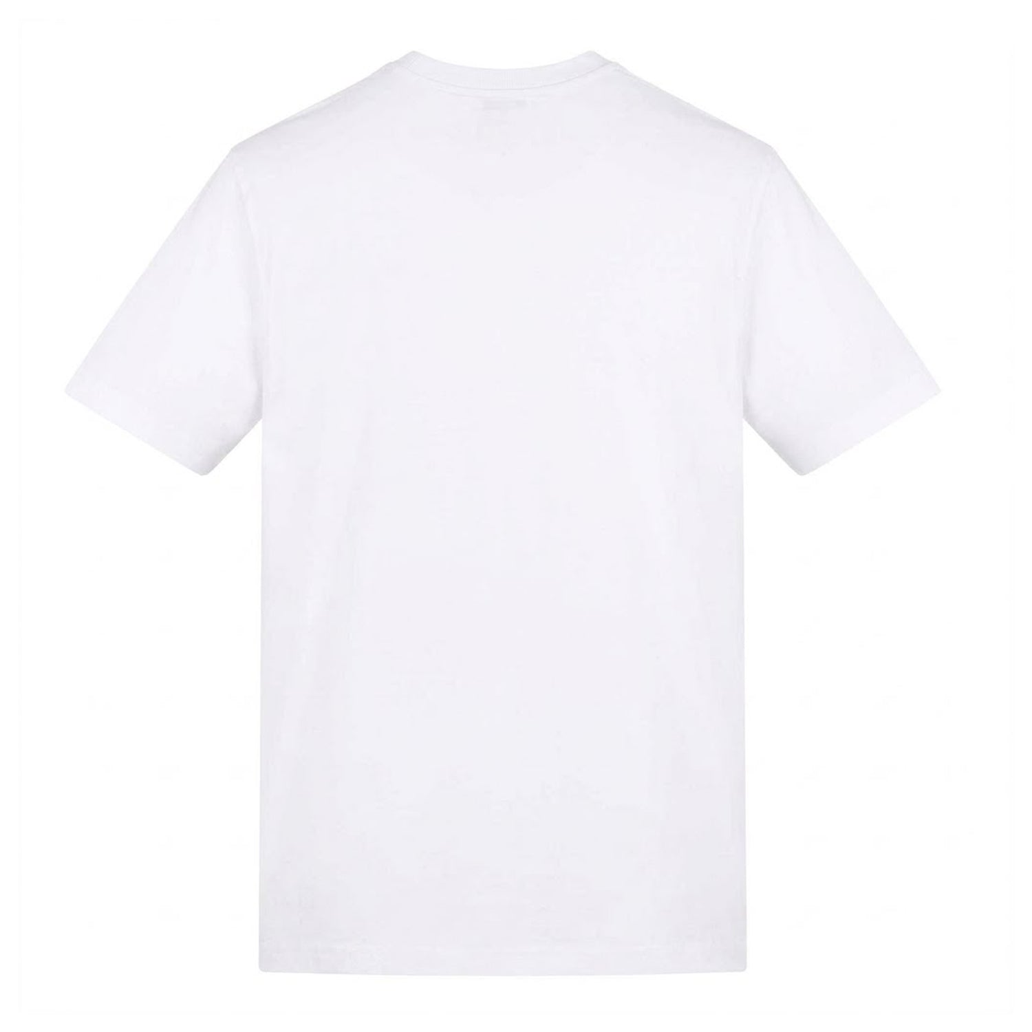 White - Back - AWD Mens Italy Rugby T-Shirt