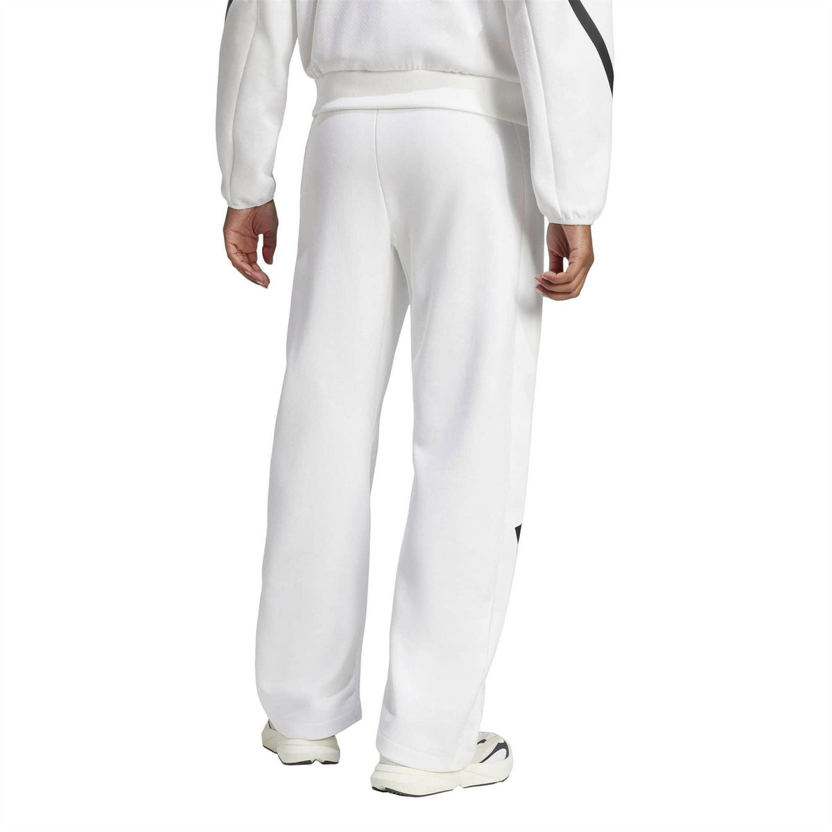 White - Back - Adidas Womens-Ladies Z.N.E. Relaxed Fit Jogging Bottoms